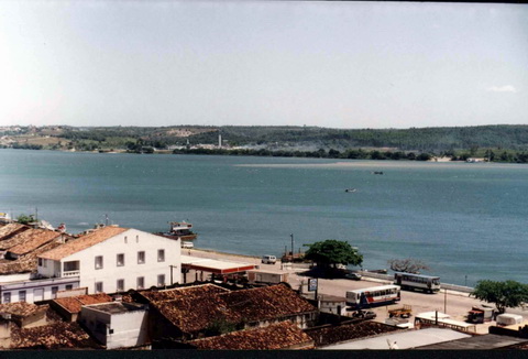 O So Francisco na divisa entre Sergipe e Alagoas